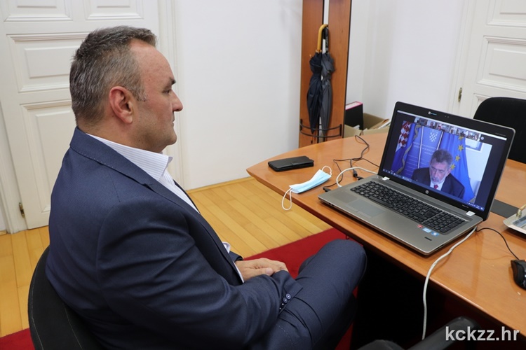 Zamjenik župana Ljubić sudjelovao na virtualnom sastanku Hrvatske zajednice županija s ministrom znanosti i obrazovanja Fuchsom