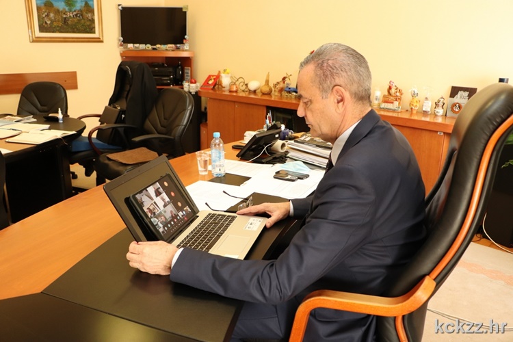 Župan Darko Koren sudjelovao na sastanku s predsjednikom Vlade i hrvatskim županima na temu uvođenja novih epidemioloških mjera