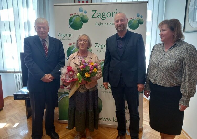 Župan Kolar održao prijem za doajenku novinarstva Biserku Jakšić