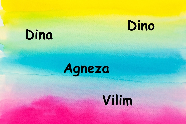 Danas slave Vilim, Agneza, Dino i Dina – sretan vam imendan