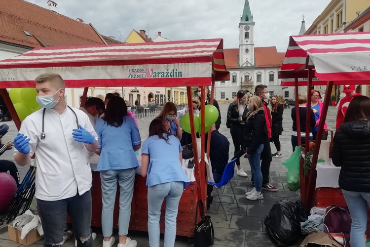 SVJETSKI DAN ZDRAVLJA obilježen u Varaždinu s ciljem promocije zdravog životnog stila – akciji se priključio velik broj građana
