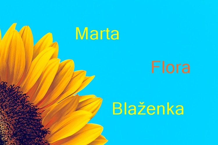 Marte, Flore i Blaženke danas imaju imendan – čestitajte im i doznajte značenje njihovih imena