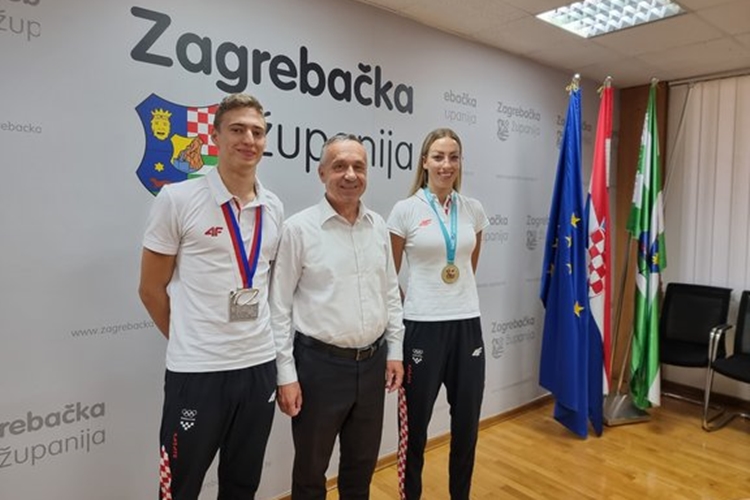 Zagrebačka županija ove godine za sport izdvojila 7,6 milijuna kuna, a zlatna Sadea Bećirović i srebrni Dino Šimunec dokaz su kako se ulaganja isplate!