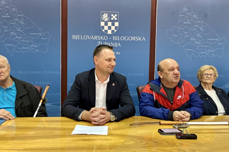 Župan Marušić ugostio predstavnike Udruge slijepih Bjelovar i poručio: Za nas niste nevidljivi