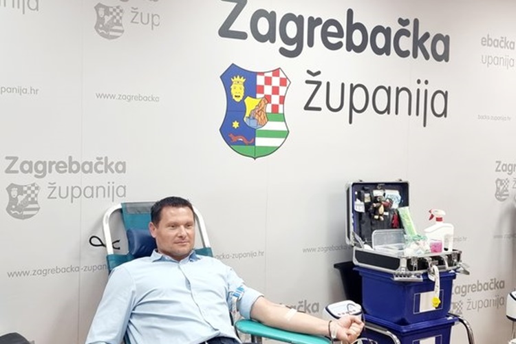 U Zagrebačkoj županiji još jedna uspješna akcija dobrovoljnog darivanja krvi – među darivateljima i zamjenik župana Kolarec