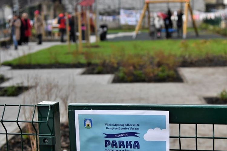 ULAGANJE U ZELENU INFRASTRUKTURU: Na zagrebačkoj Trešnjevci otvoreni park i dječje igralište