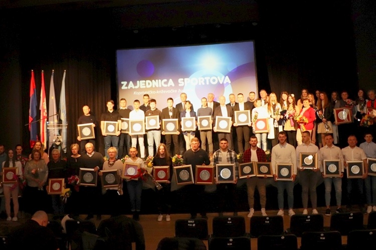 Uručena priznanja najboljim sportašima Koprivničko – križevačke županije – evo tko su nagrađeni