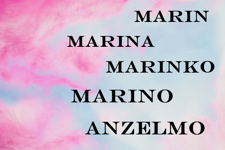Marin, Marina, Marinko, Marino i Anzelmo današnji su slavljenici!