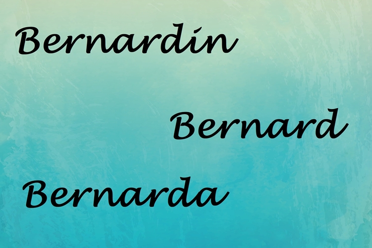 Imendane slave Bernardin, Bernard i Bernarda – sretan vam vaš dan!