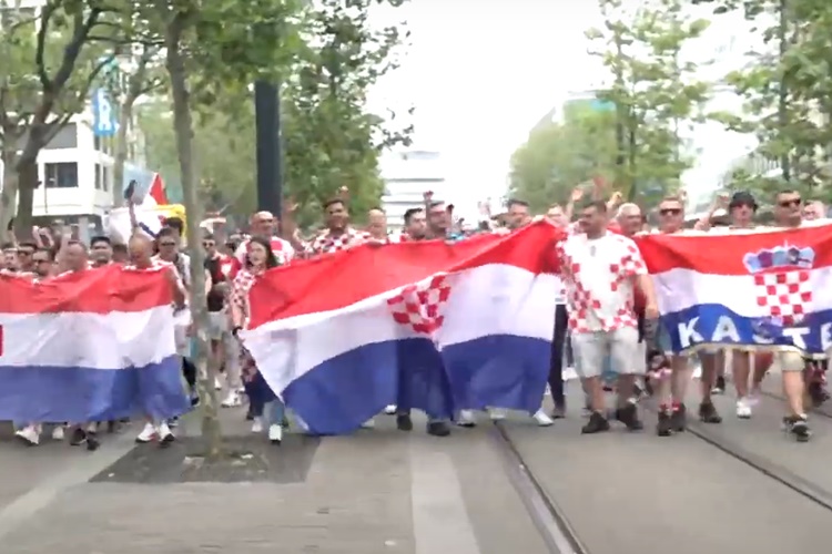 IDEMO PO ZLATO! Rotterdam preuzeli hrvatski navijači – njih više od 25 tisuća krenulo prema stadionu!