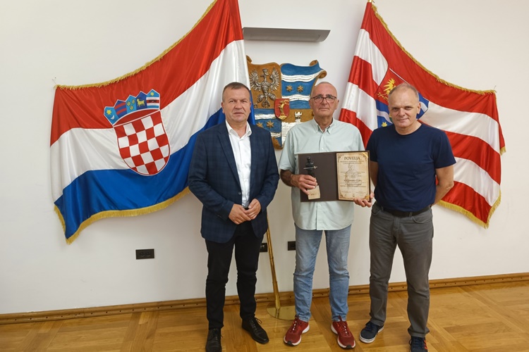 Župan Stričak priredio prijem za Krešimira Čopa – dobitnika cijenjene nagrade“Milan Neralić“ 