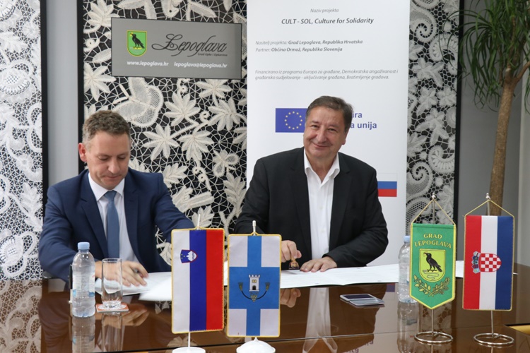 Gradonačelnik Lepoglave Škvarić potpisao Sporazum o kulturnoj suradnji s načelnikom slovenske Općine Ormož
