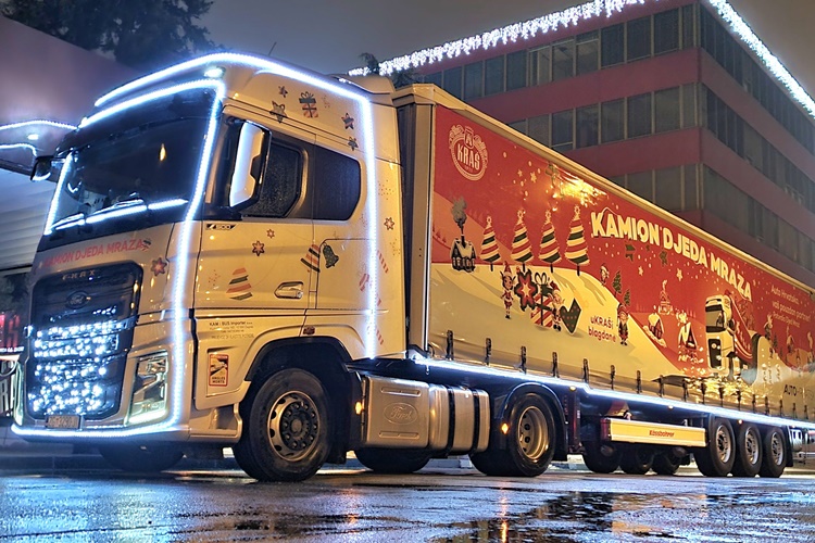 Veseli Kamion Djeda Mraza nastavlja svoju veliku turneju – uskoro stiže u Varaždin!