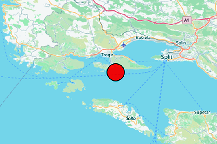 Jutros potres u Dalmaciji: „Bilo je kratkotrajno, ali žestoko, kao eksplozija”