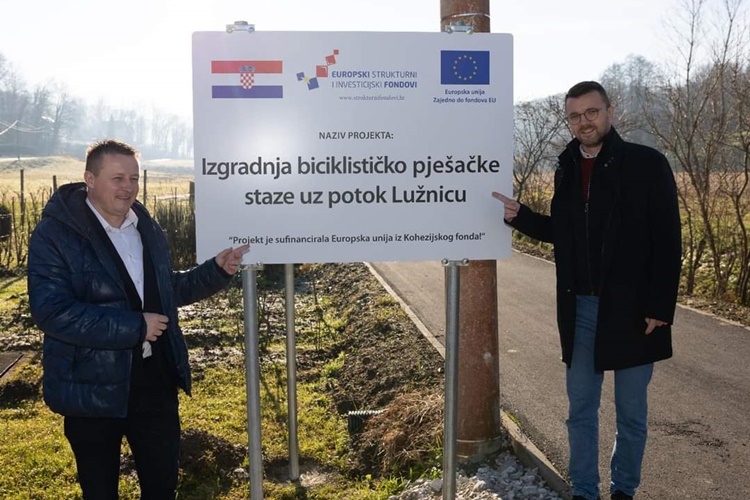 Dovršena biciklističko-pješačka staza uz Lužnicu u Općini Pušća – projekt je vrijedan oko 8,5 milijuna kuna