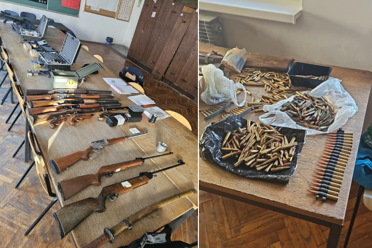 FOTO Policija kod obitelji u Zagrebu pronašla arsenal oružja s kojim su se igrala i mala djeca!