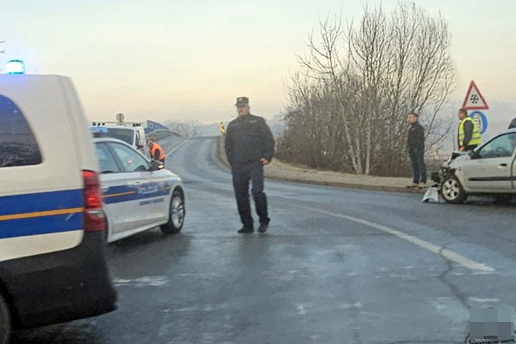 Vozači, oprez! Prometna nesreća u Lepajcima, policija na terenu