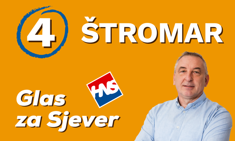 HNS: Glas za Predraga Štromara je siguran glas za Sjever!