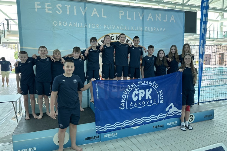 Mladi čakovečki plivači ljetnu natjecateljsku sezonu otvorili s tri nove medalje