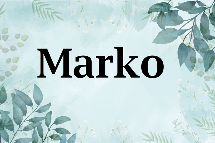 Današnji slavljenik je Marko – sretan imendan!