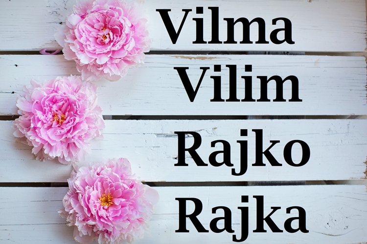 Imendan danas slave Vilim, Vilma, Rajka i Rajko, čestitajte im!