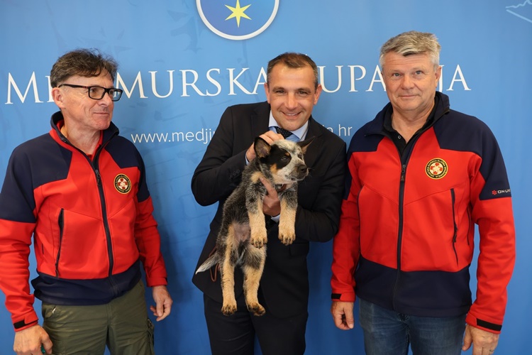 U HGSS-ovu Stanicu Čakovec stigao potražni pas, Posavec: Naše poštovanje članovima HGSS-a iskazujemo konkretnom podrškom
